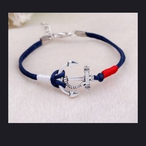 ⚓⚓Beautiful Red, White and Blue Anchor bracelet⚓⚓
